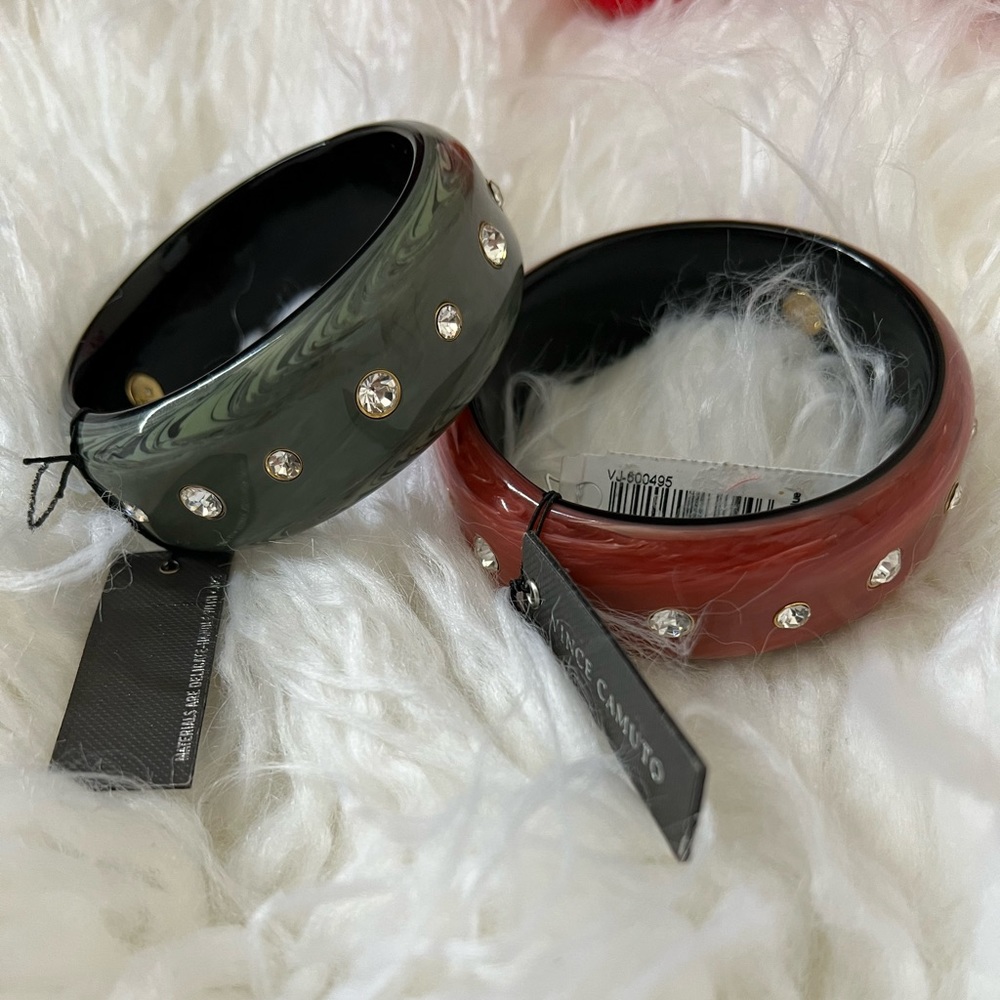 Vince Camuto crystal resins Bangel Bracelets